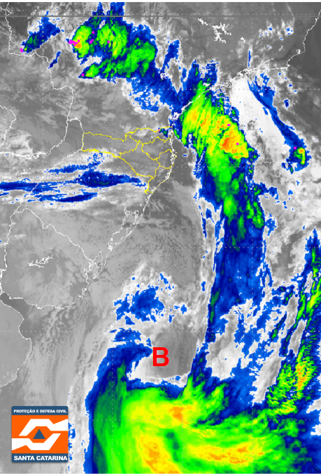 Monitoramento Meteorológico DC/SC 07/08 06:00 - Secretaria de Estado da Proteção e Defesa Civil de Santa Catarina