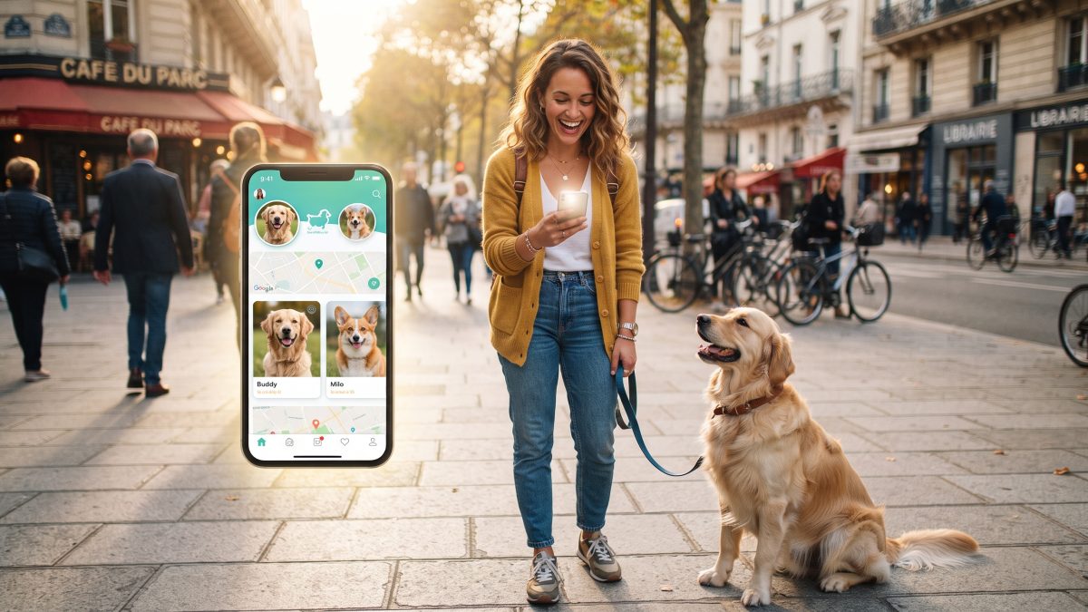 Sentindo a solidão de morar sozinha, uma jovem sai de casa sem a companhia de um pet; ela descobre que tudo pode mudar no momento em que abre o celular e vê que é possível alugar cachorros por app