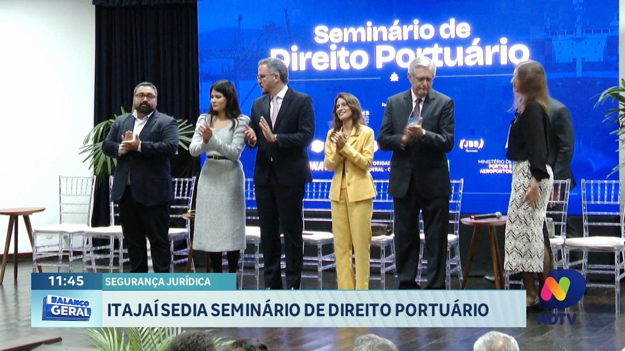 Itajaí sedia seminário sobre Direito Portuário com especialistas
