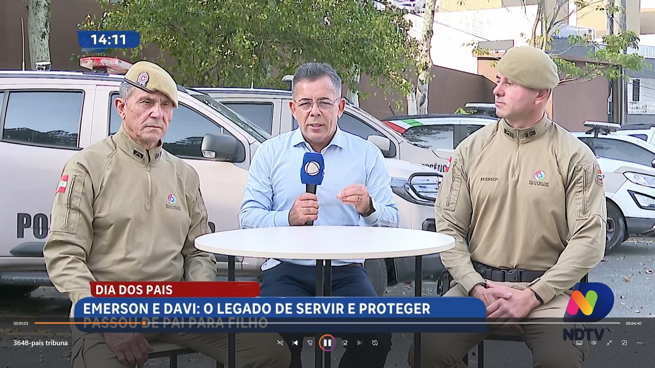Emerson e Davi: legado de servir e proteger passa de pai para filho