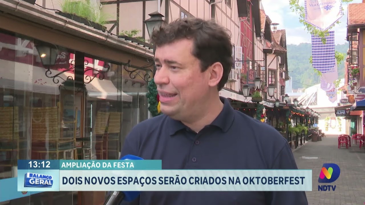 Dois novos espaços serão criados na Oktoberfest: ampliação busca mais conforto e circulação