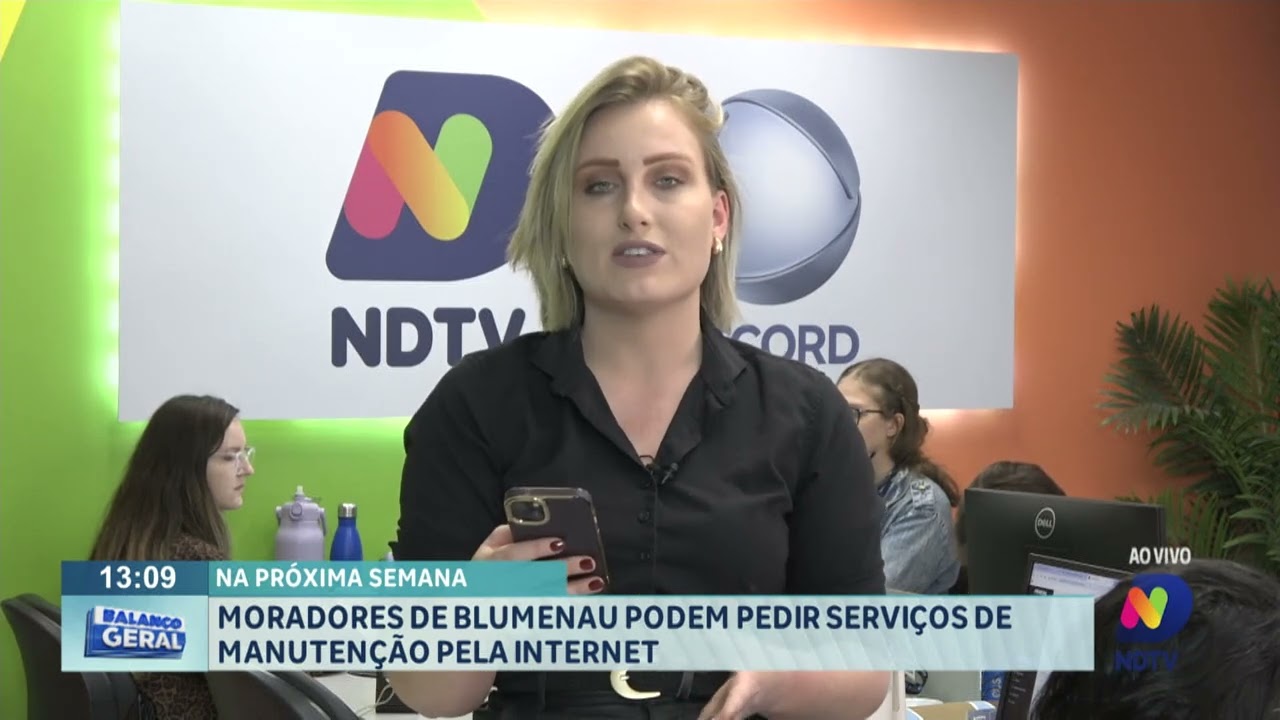 Moradores de Blumenau podem pedir serviços de manutenção pela internet