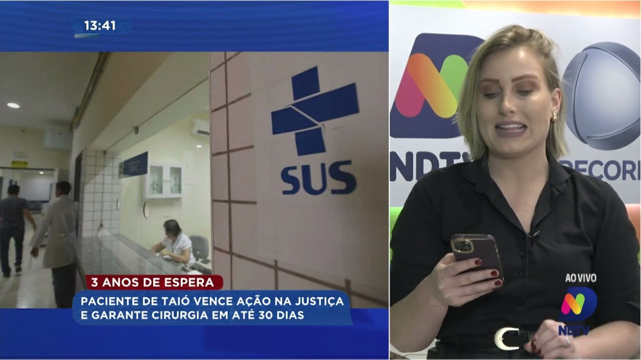 Três anos de espera: paciente de Taió vence ação na justiça e garante cirurgia em até 30 dias