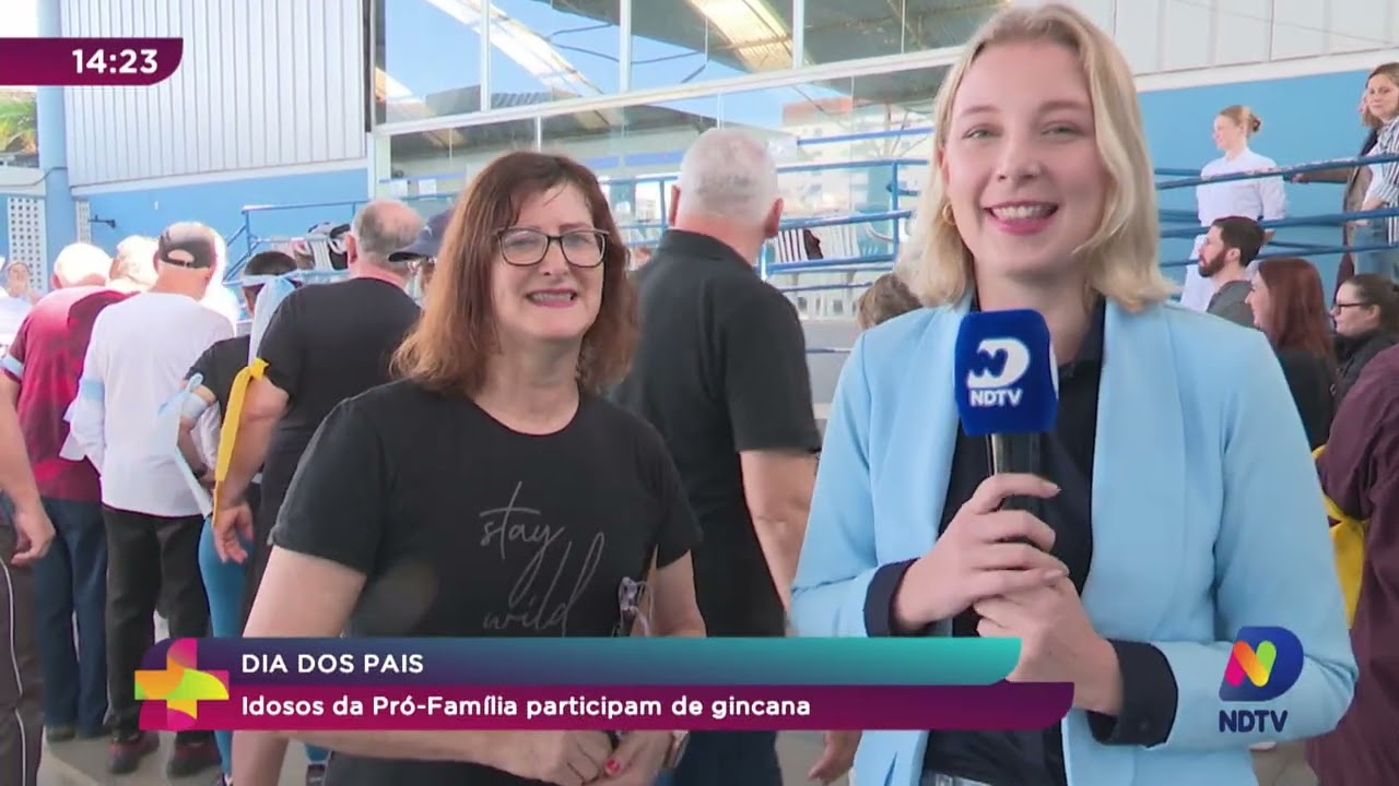 Dia dos Pais: Idosos da Pró-Família participam de gincana