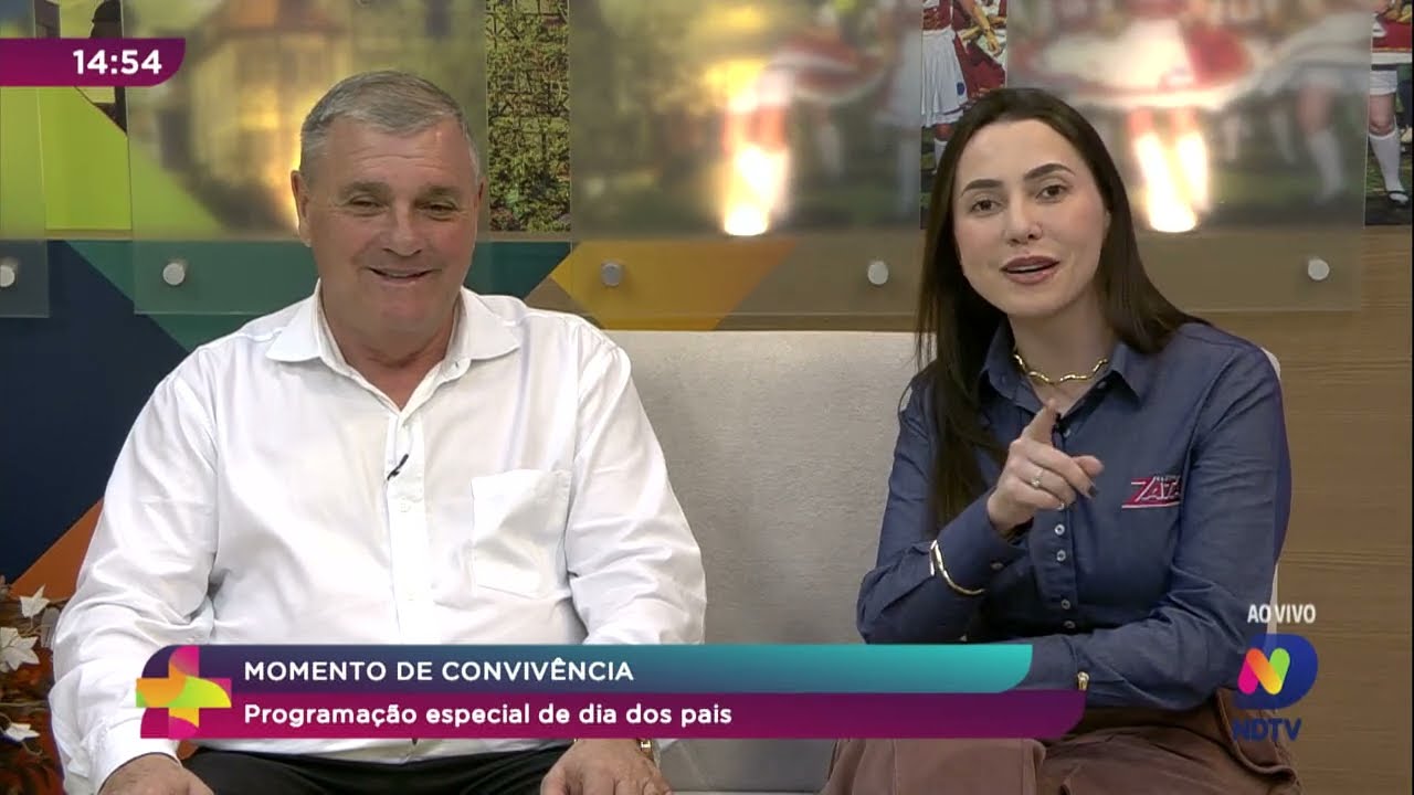 Momento de Convivência: programação especial de Dia dos Pais