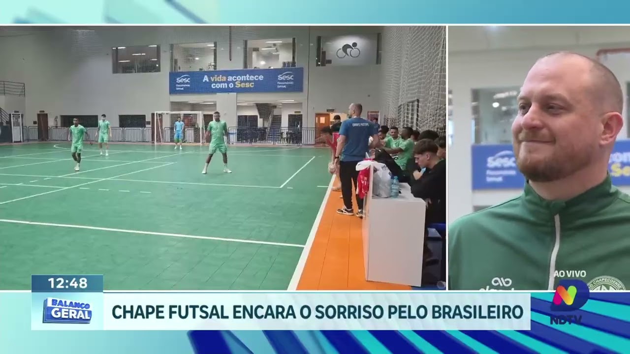 Chape Futsal encara Sorriso no Ginásio do Sesc em Chapecó