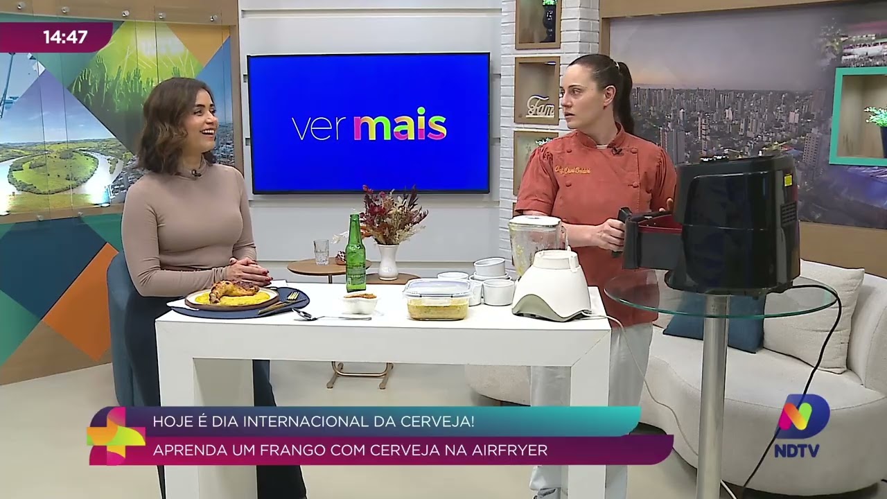 Dia da Cerveja: chef ensina frango com cerveja na airfryer