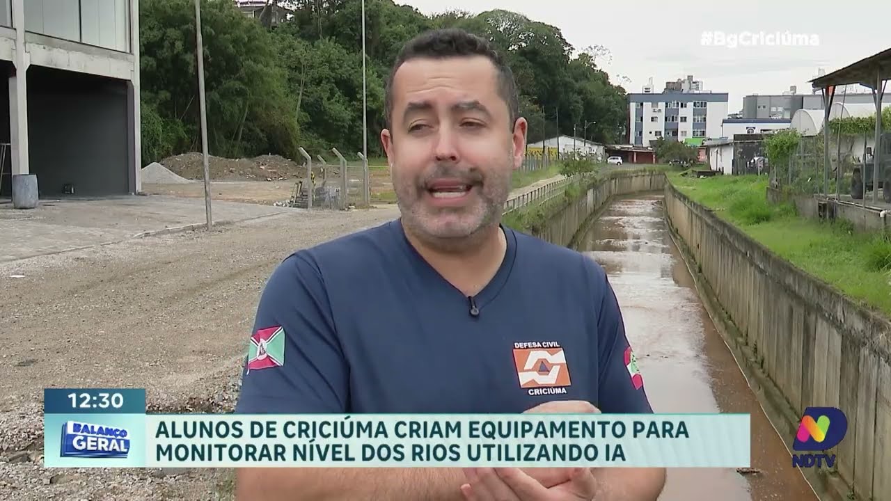 SENAI Criciúma vence desafio nacional com projeto de IA para enchentes
