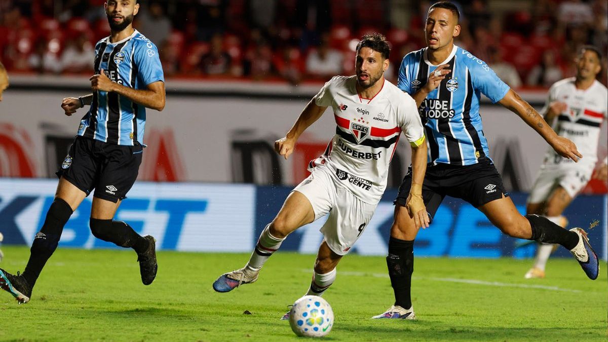 Grêmio x São Paulo: onde assistir, horário e escalações pelo Brasileirão
