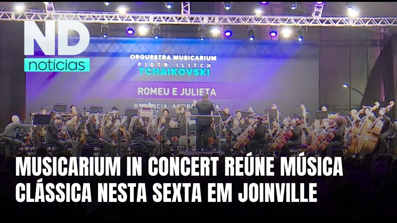 Joinville recebe segunda edição do Musicarium In Concert nesta sexta-feira