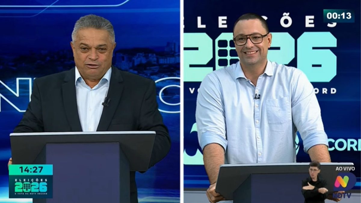 ELEIÇÕES 2026: Ralf Zimmer e João Rodrigues discutem sobre cobrança de IPTU no 1° debate para o governo de SC