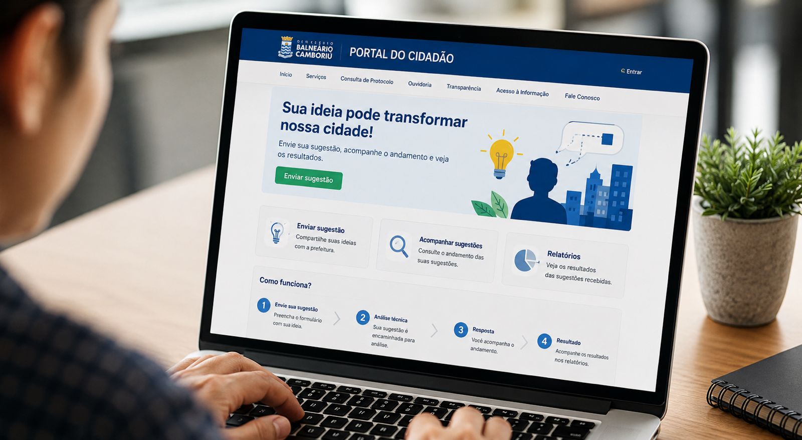 Vereador Teco propõe programa para moradores acompanharem sugestões enviadas à prefeitura de BC