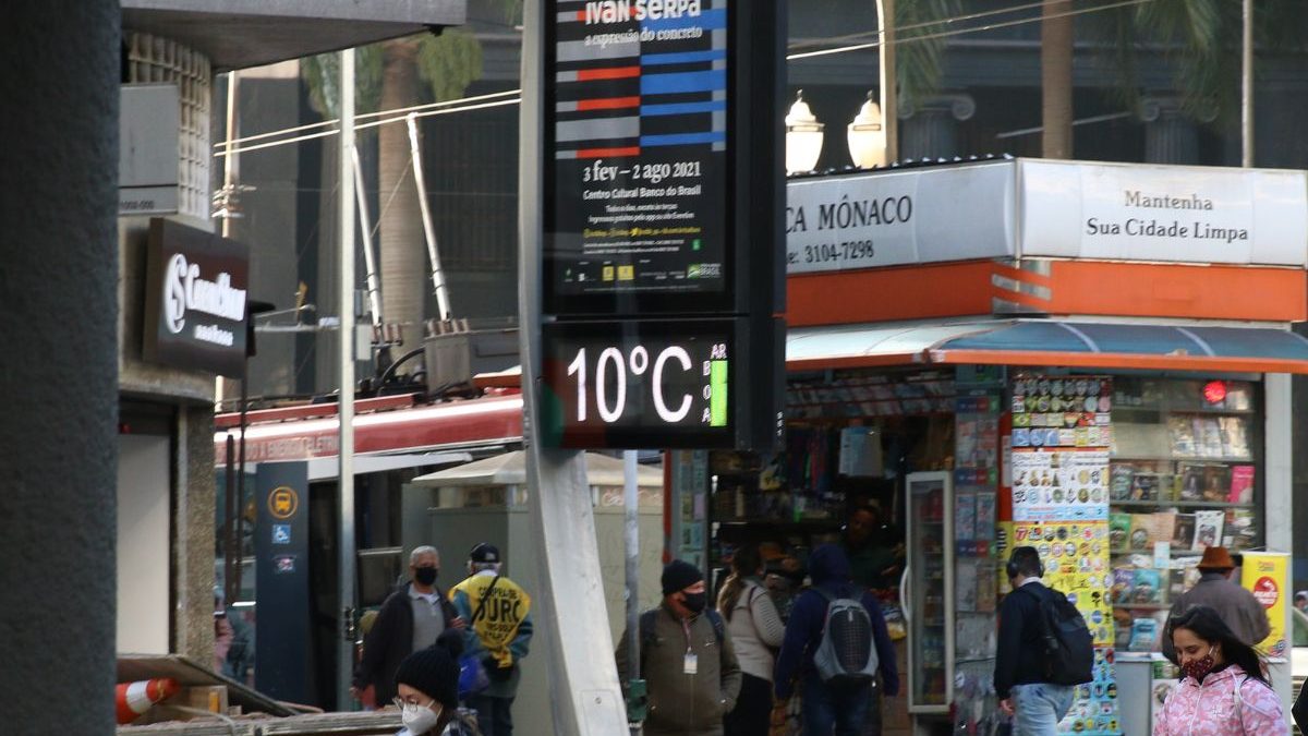 Ar polar ganha força a partir do Dia dos Pais e promete derrubar os termômetros para até 8°C durante a semana
