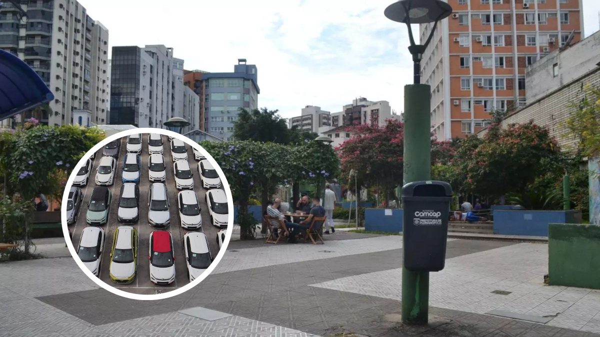 Centro de Florianópolis ganhará 208 novas vagas de estacionamento e revitalização de praça histórica
