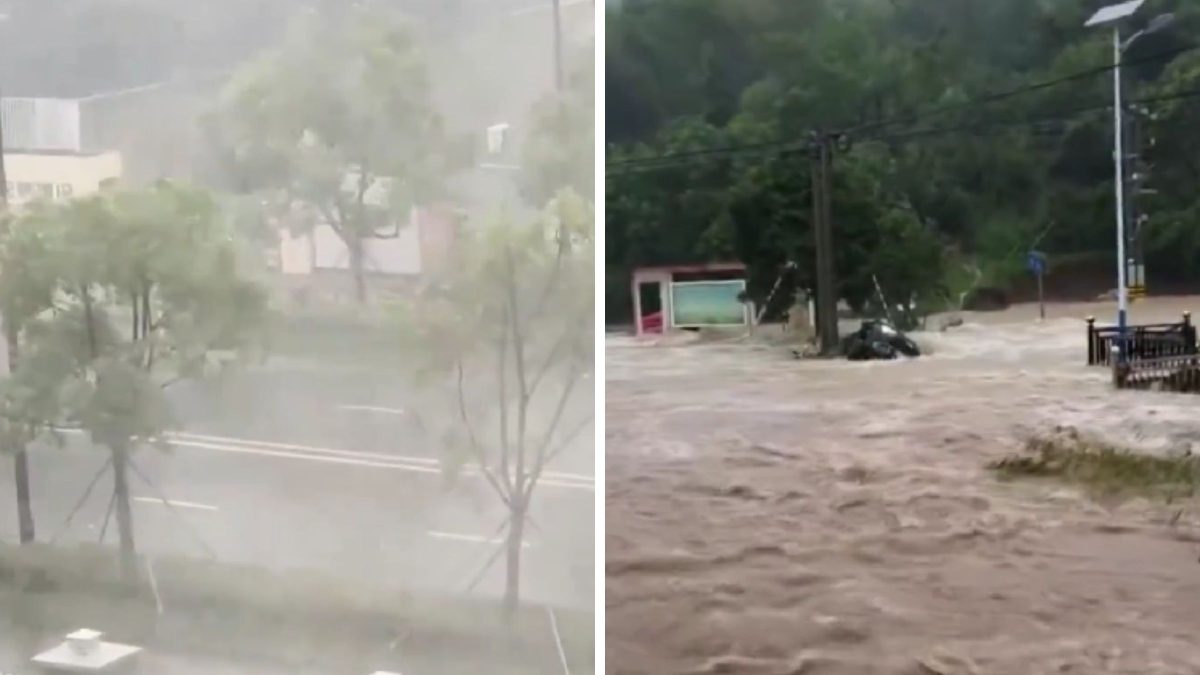 Mais de um milhão de pessoas são evacuadas na China após a chegada do tufão Dolphin; tempestade ameaça provocar enchentes severas