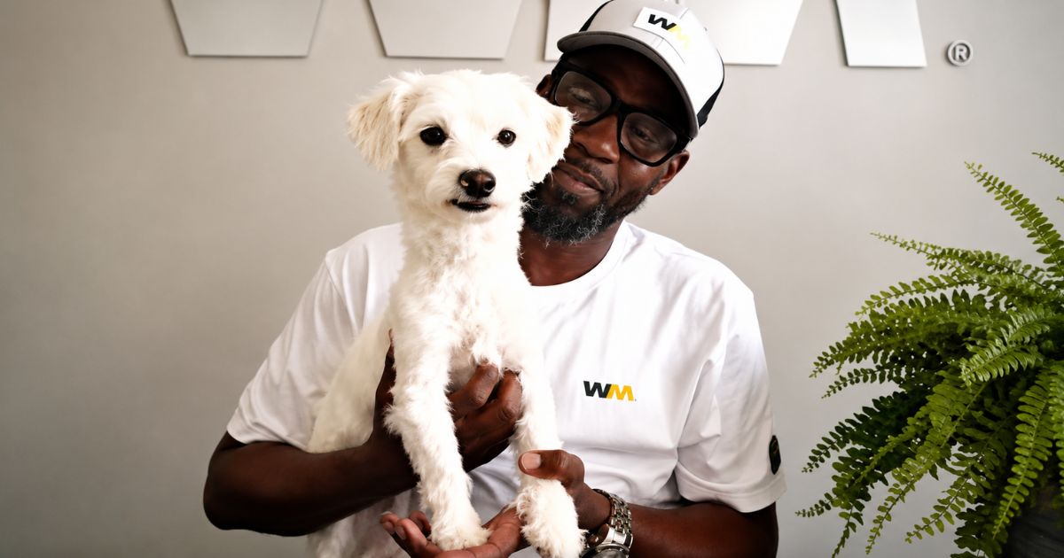 O que parecia uma rota comum vira um resgate ao acharem um cachorro no caminhão de lixo; a cena emociona a web no momento em que o lixeiro se apaixona pelo cãozinho e decide virar seu tutor