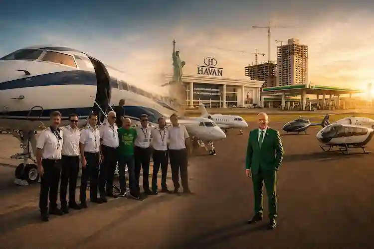 Frota de Luciano Hang impressiona com três jatos e três helicópteros; veja os valores