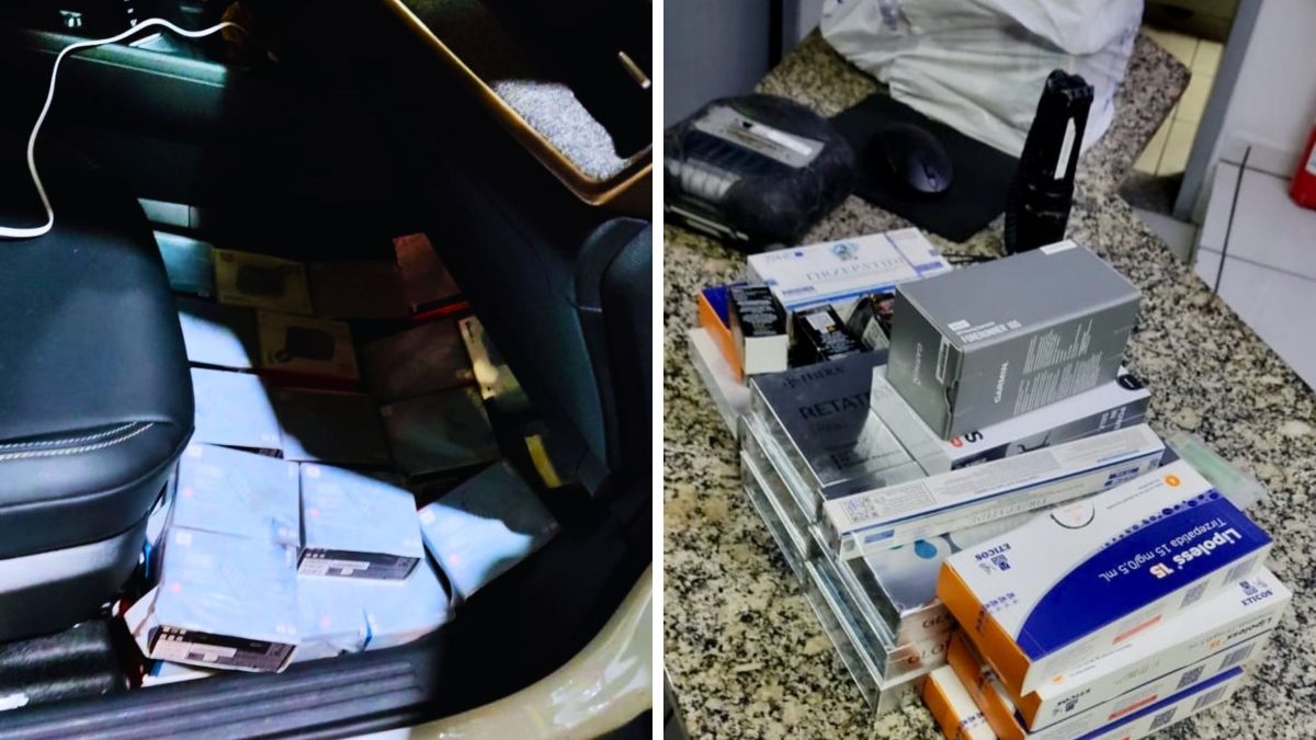 Flagrante na BR-101: PRF esvazia carro ‘recheado’ de carga ilegal em SC