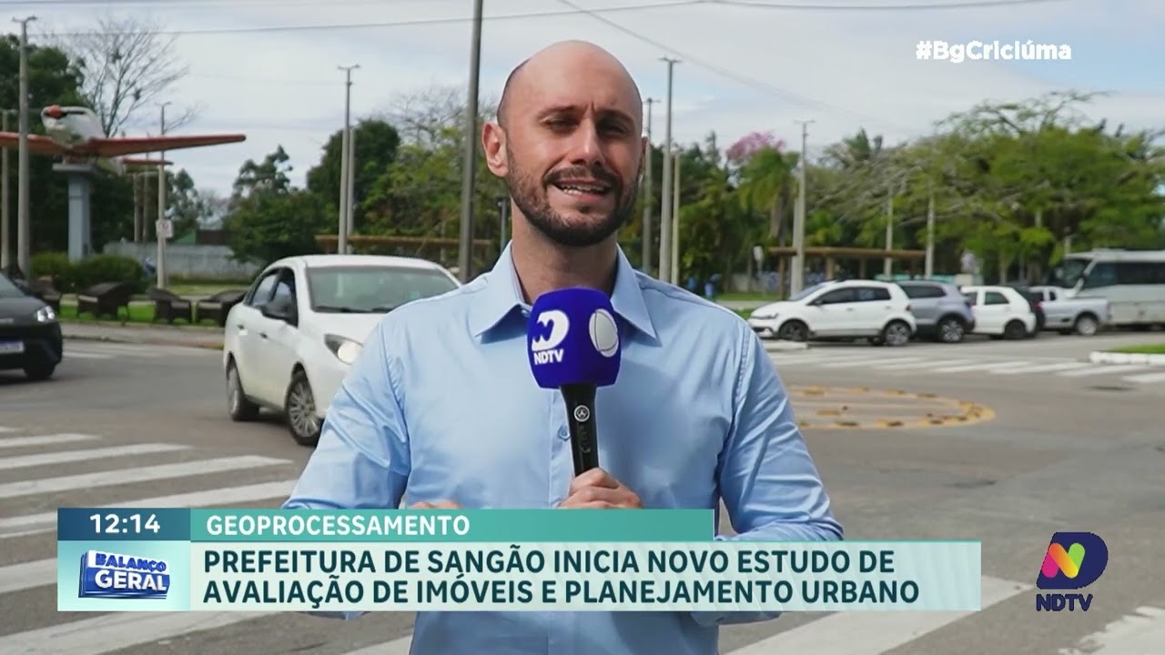 Sangão inicia estudo de geoprocessamento para gestão urbana