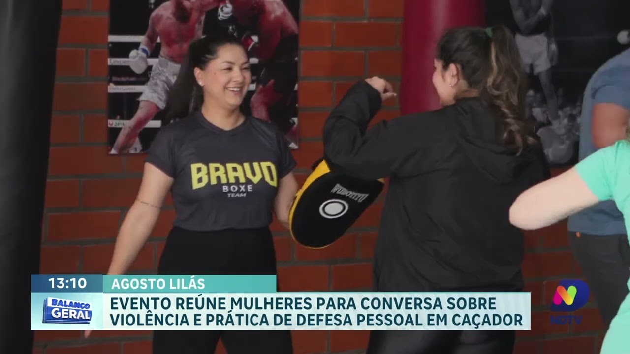 Agosto Lilás reúne mulheres para falar sobre violência em Caçador