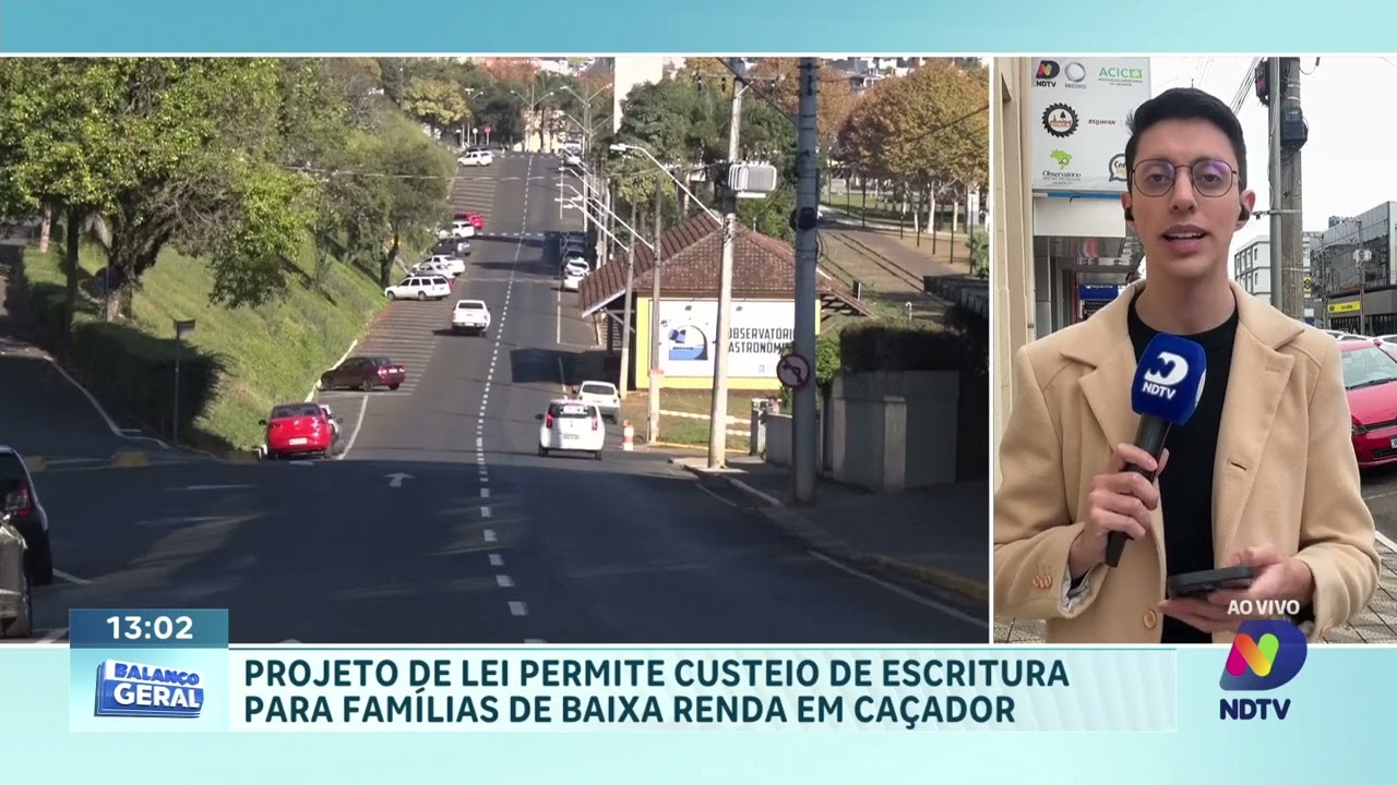 Projeto pode ajudar famílias de baixa renda a regularizar imóveis em Caçador