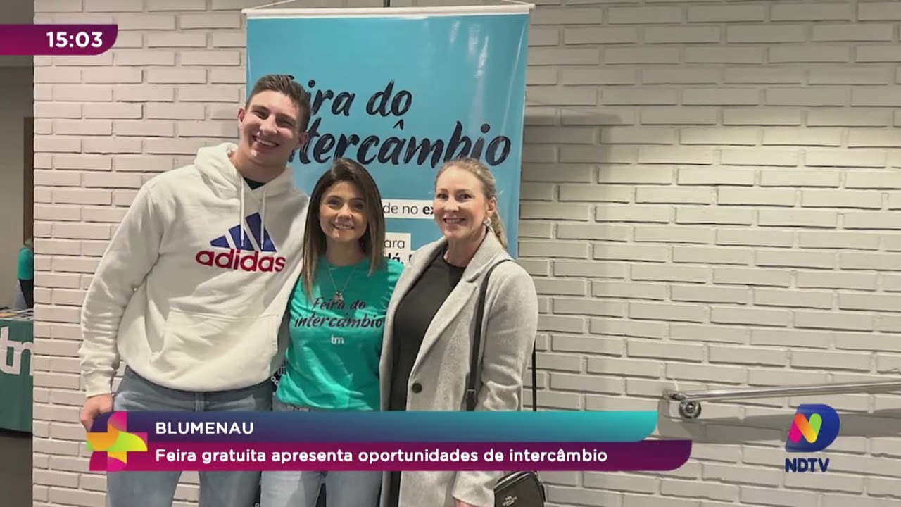 Blumenau: Feira gratuita apresenta oportunidades de intercâmbio