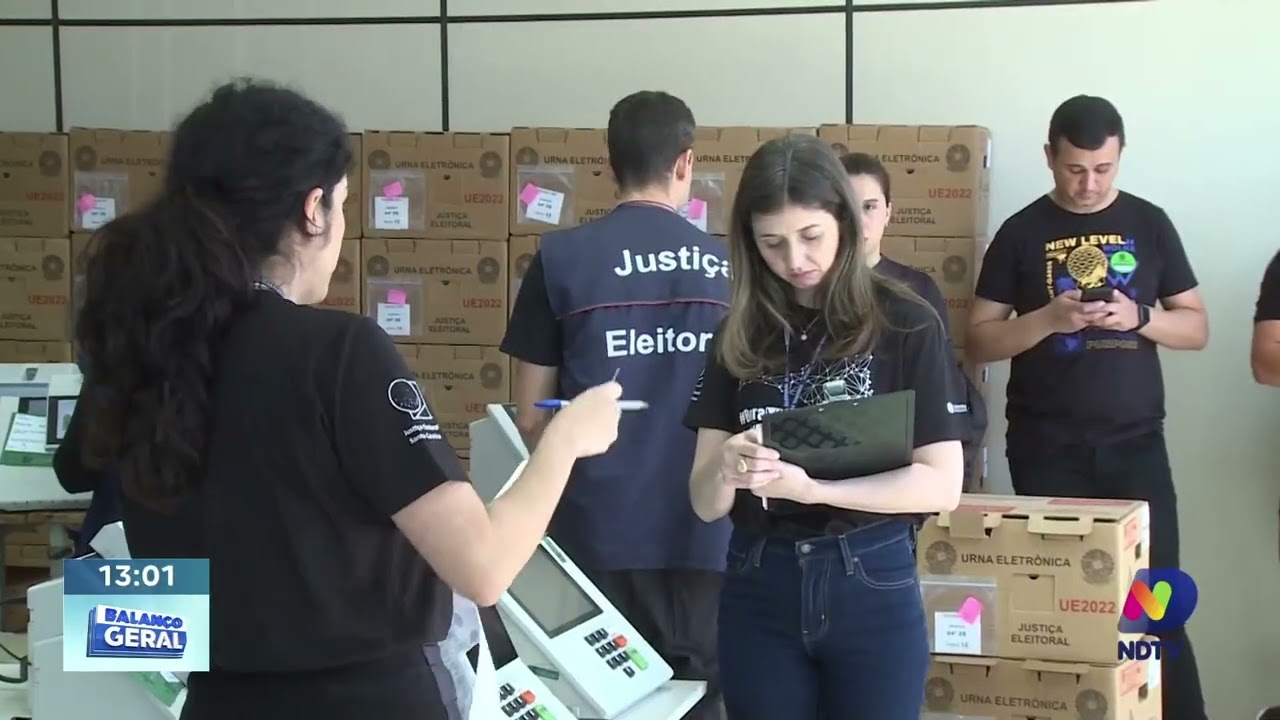 Eleições 2026: TRE-SC distribui urnas eletrônicas em Santa Catarina