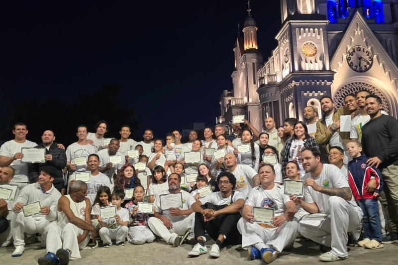 Roda de Capoeira da Igreja Matriz de Itajaí celebra 36 anos de atividade ininterrupta