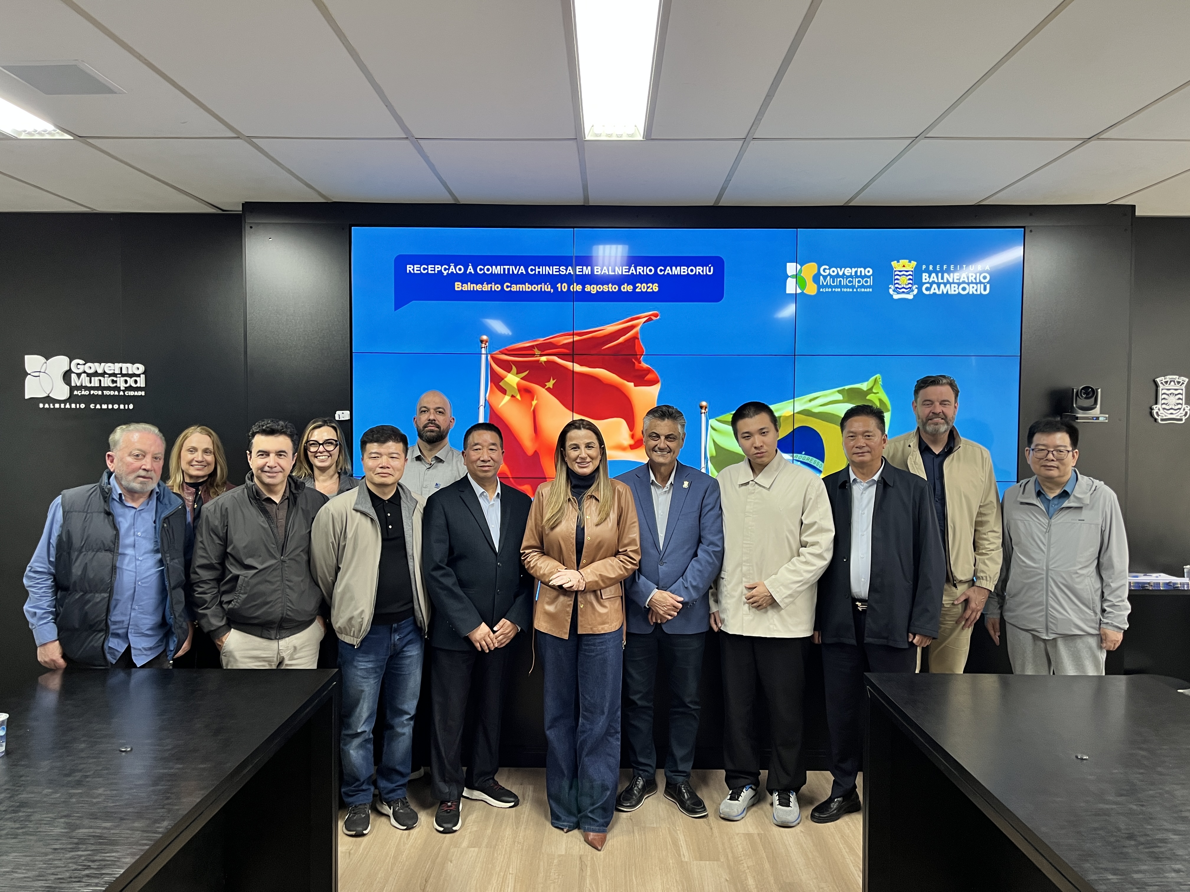 Prefeitura de Balneário Camboriú recebe comitiva de empresários da China