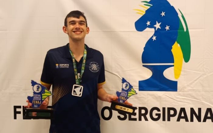 Enxadrista de Itajaí se torna mestre nacional com título brasileiro