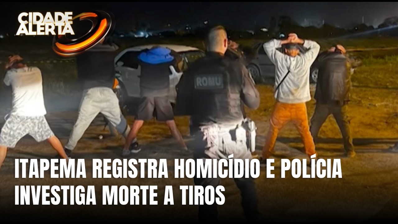 Homem de 36 anos é morto a tiros durante a madrugada em Itapema