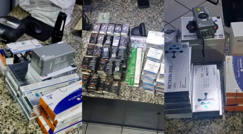 Motorista é preso com eletrônicos e medicamentos escondidos em carro