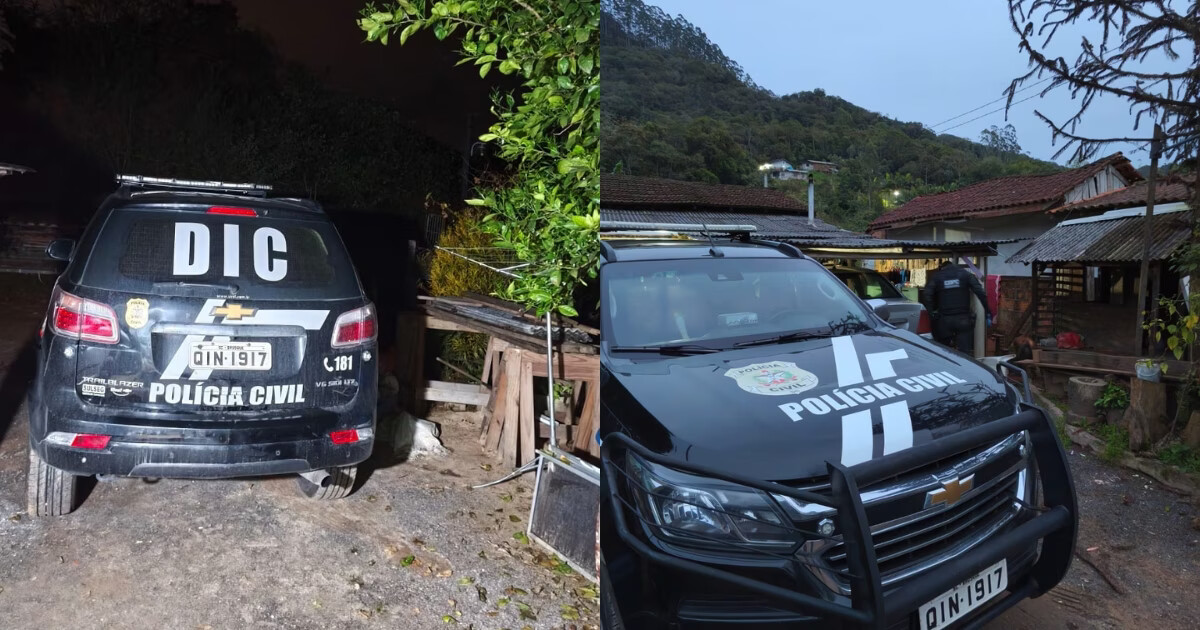 Três pessoas são presas em operação contra facção criminosa em Brusque