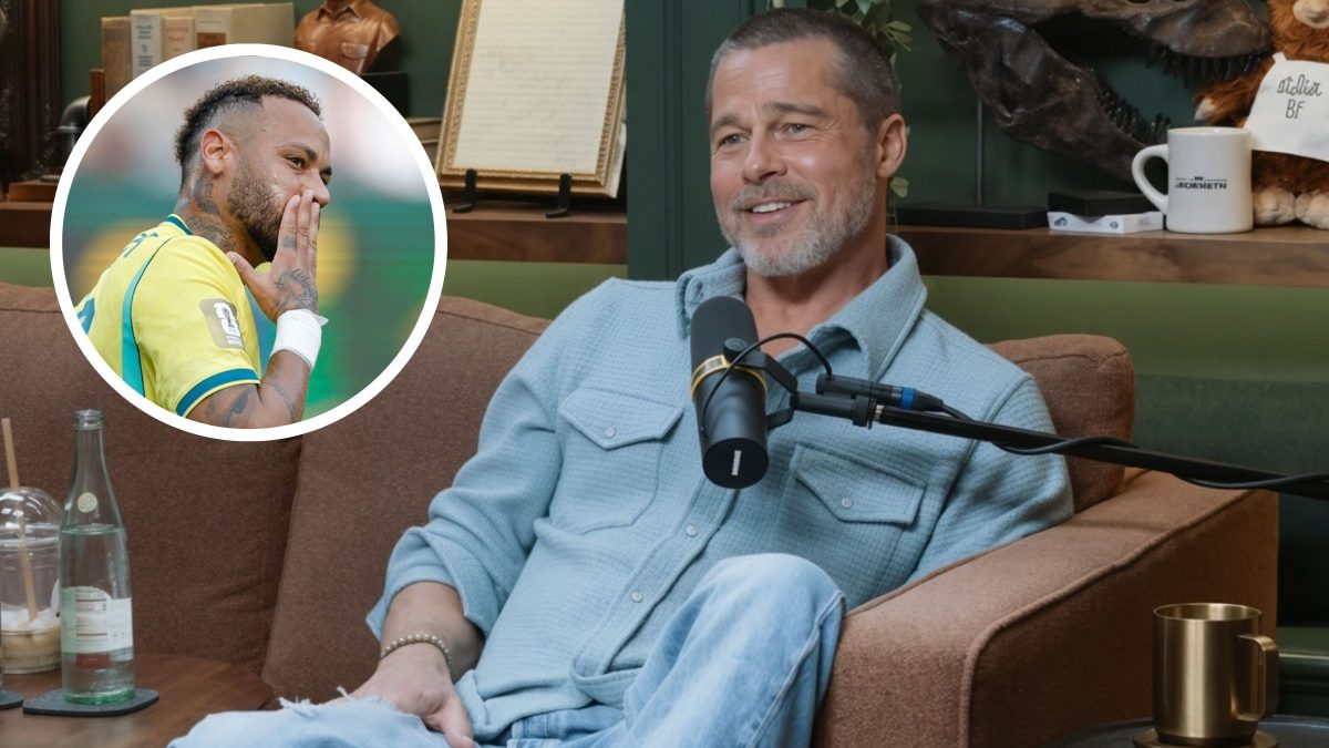 Saiba o ‘curso’ que Brad Pitt pretende oferecer para Neymar: ‘Vou mostrar a ele’
