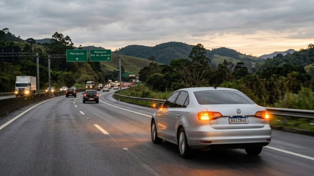 Pisca-alerta do carro da frente ligado na rodovia? Veja os 5 passos para evitar um acidente na estrada