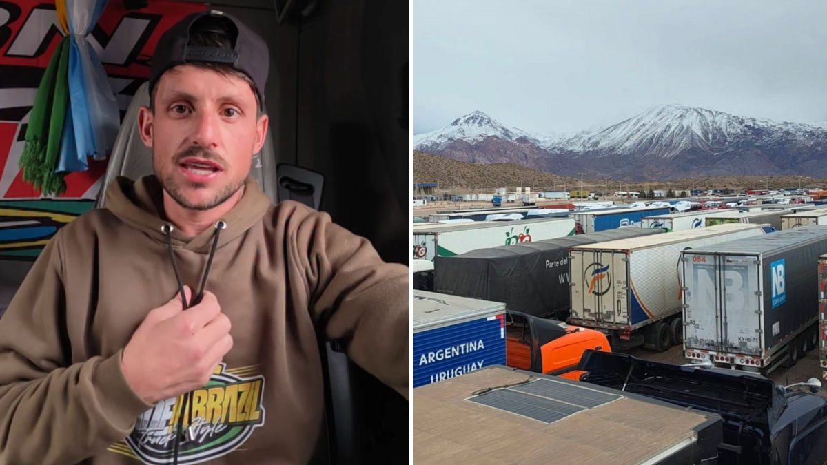 Caminhoneiro de SC preso em nevasca intensa na Argentina desabafa após 27 dias retido na aduana: ‘Categoria é muito desunida’