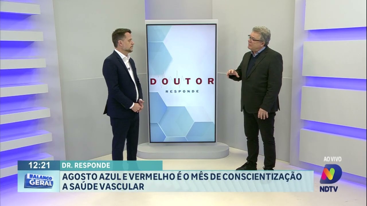 Dr. Responde: Agosto Azul e Vermelho é o mês de conscientização sobre a saúde vascular