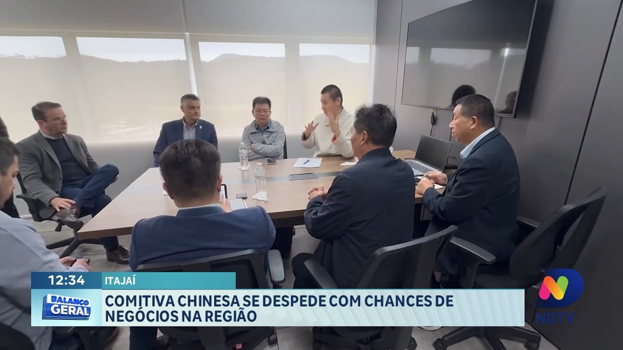 Comitiva chinesa encerra visita com oportunidades de negócios na região