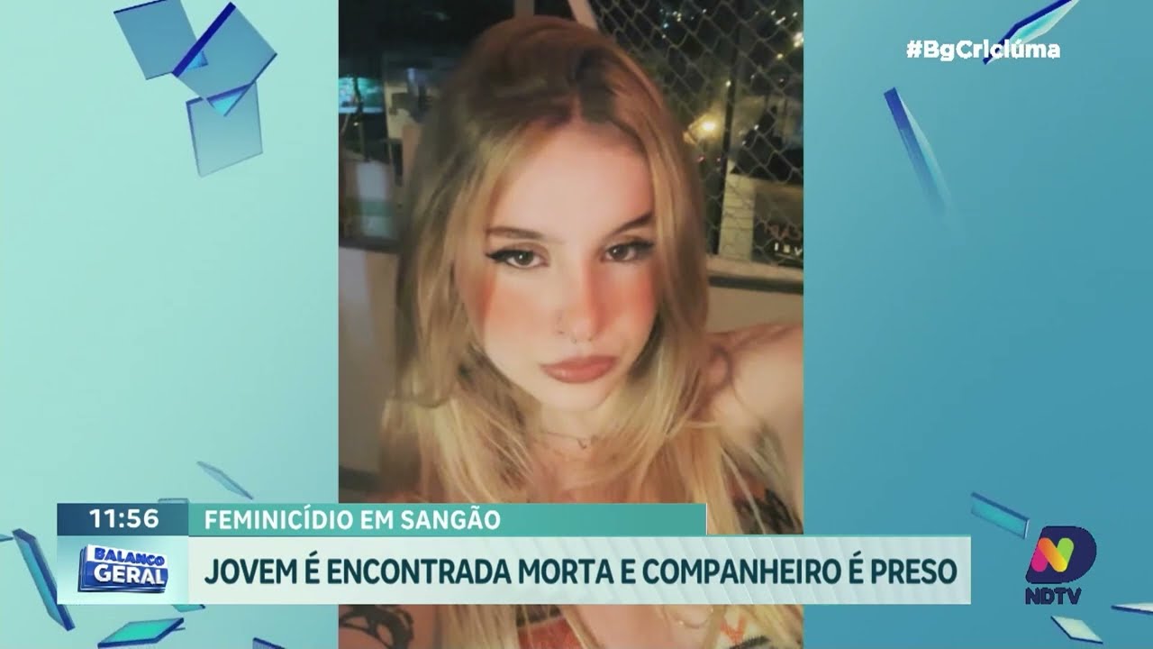 Jovem é encontrada morta em casa e companheiro é preso em Sangão