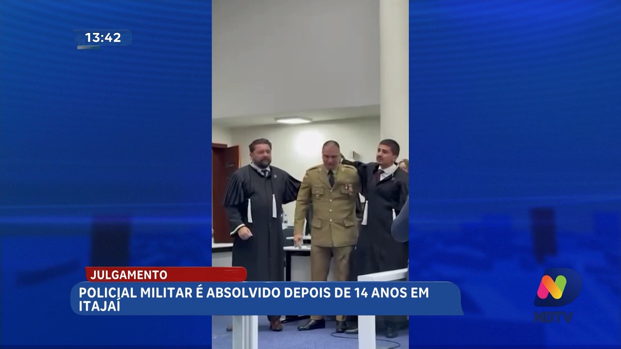 Júri de policial militar acusado de morte termina após 12 horas em Itajaí