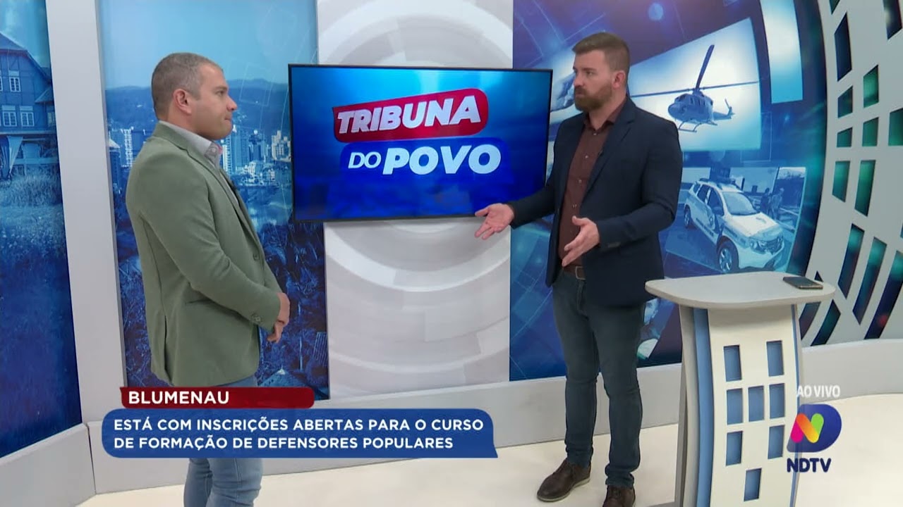 Blumenau está com inscrições abertas para o curso de formação de defensores populares