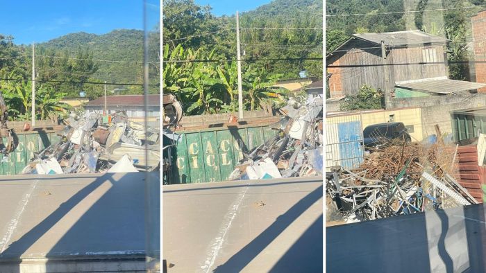 Empresa de sucata invade terreno da prefeitura no Cidade Nova