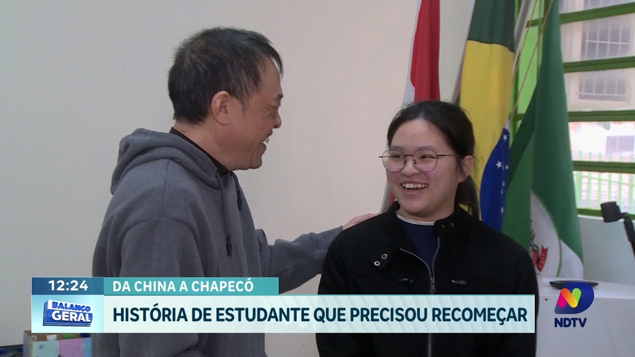 Da China a Chapecó: a história da estudante que precisou recomeçar