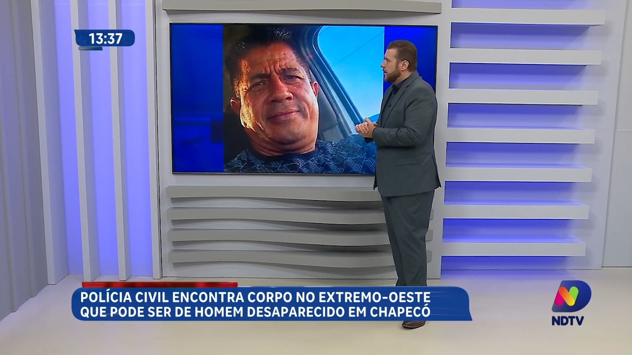 Polícia Civil encontra corpo no extremo-oeste que pode ser de homem desaparecido em Chapecó