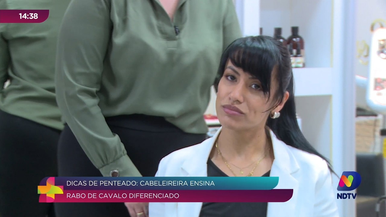 Dicas de penteado: cabeleireira ensina rabo de cavalo diferenciado