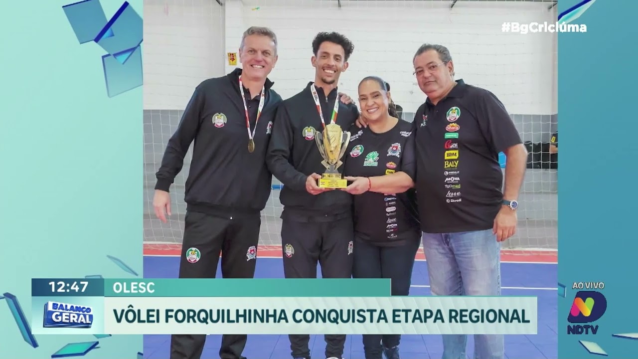 Forquilhinha conquista titulo regional do vôlei na OLESC e avança para o estadual