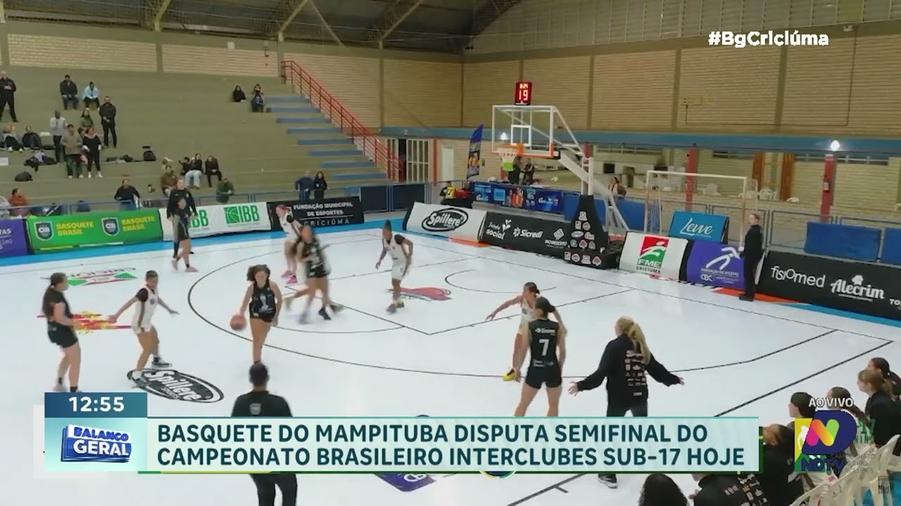 Basquete feminino do Mampituba esta na semifinal do CBI sub-17