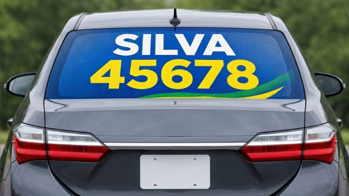 Motorista de app pode usar adesivo eleitoral em carro? Decisão do TSE impõe multa de R$ 8 mil