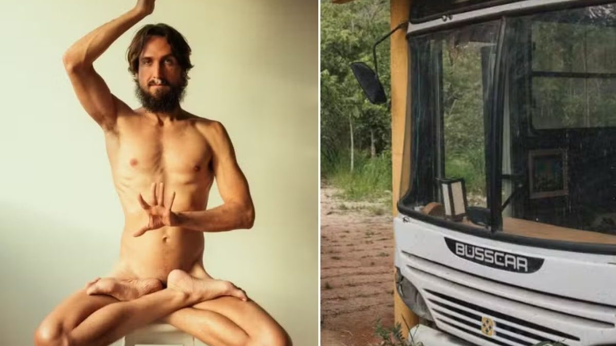 Aos 38 anos, ex-galã da Globo deixa o RJ após mudar de nome e escolhe viver em ônibus, sem geladeira e energia elétrica