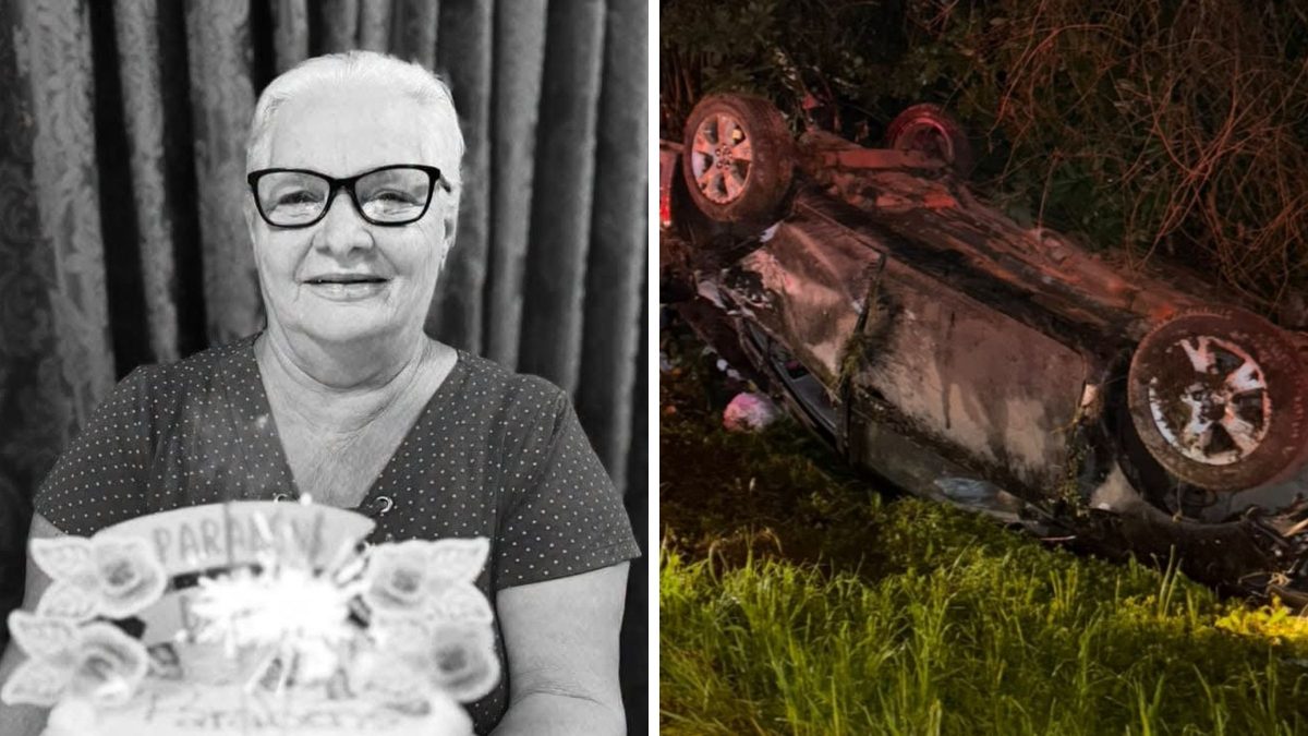 Mulher morre após carro sair da pista e capotar na BR-280 em SC: ‘Coração enorme’